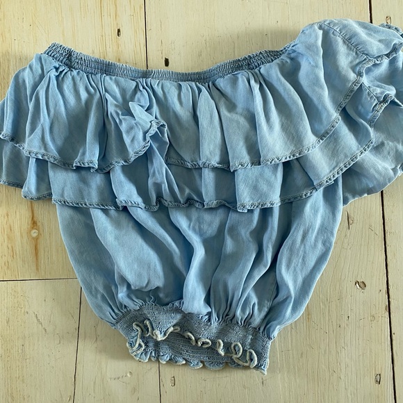 Blue Ruffle Summer Set - Picture 2 of 3